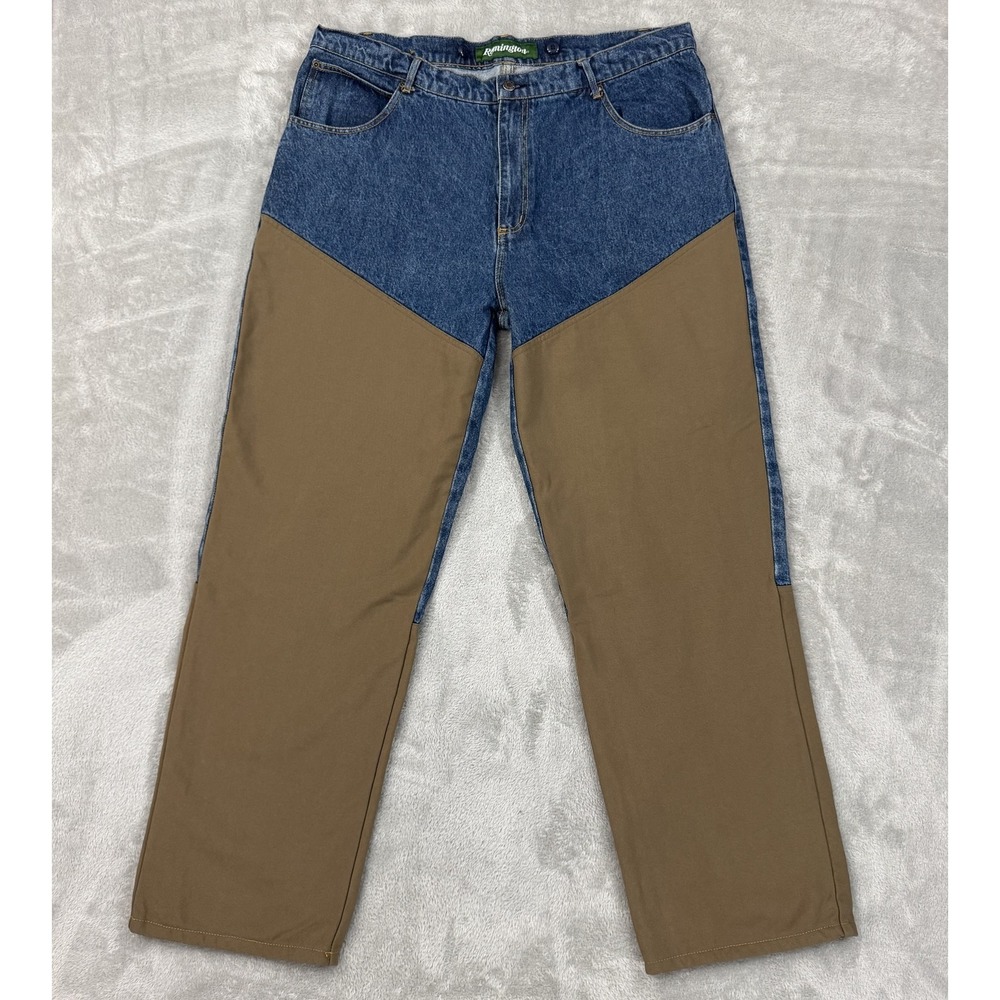 Remington Jeans Mens 40x33 Upland Hunting Briar Brush Guard Field Double Knee